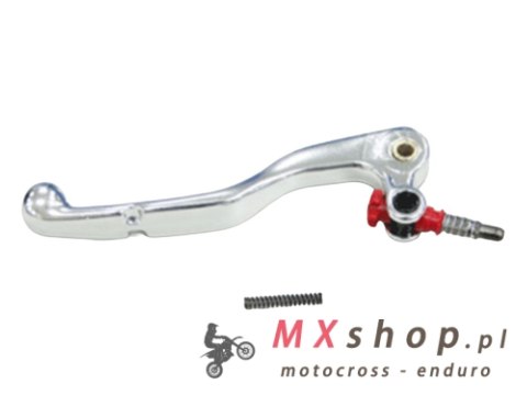 PSYCHIC DŹWIGNIA SPRZĘGŁA KTM SX/EXC '04-'07 KUTA ZE SPRĘŻYNKĄ I ŚRUBĄ REGULACYJNĄ (KRÓTKA) (MX-08318-1) (DSKT03SNK)