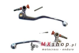 PSYCHIC DŹWIGNIA SPRZĘGŁA KTM SX/EXC '04-'07 ZE SPRĘŻYNKĄ I ŚRUBĄ REGULACYJNĄ (KRÓTKA) (DSKT03SN,73761) = MX-08408 (DŁUGOŚĆ 130 