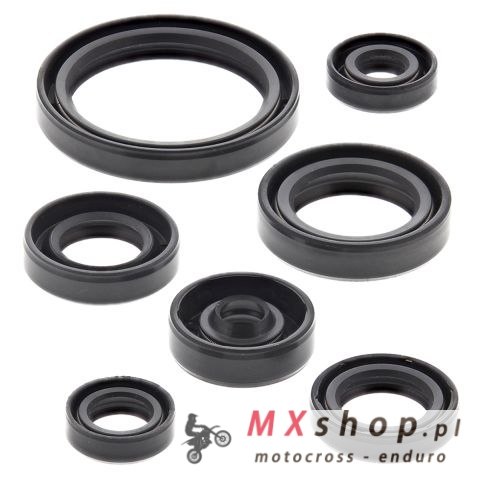 WINDEROSA (VERTEX) KOMPLET (ZESTAW) USZCZELNIACZY SILNIKOWYCH YAMAHA WR450F '16-'18, YZ450F '14-'19, YZ450FX '16-'19