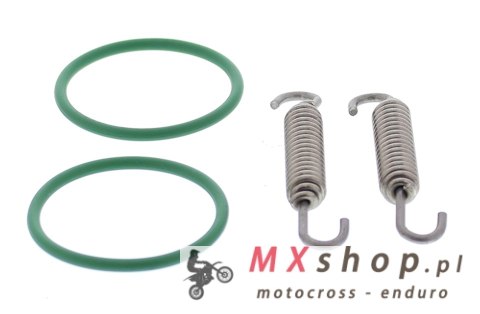 WINDEROSA (VERTEX) SPRĘŻYNY DO MOCOWANIA WYDECHU KTM SX85 '03-22, SX105 '04-11, SX125 '16-'22, SX150 16-22 (KPL. Z USZCZELNIACZA