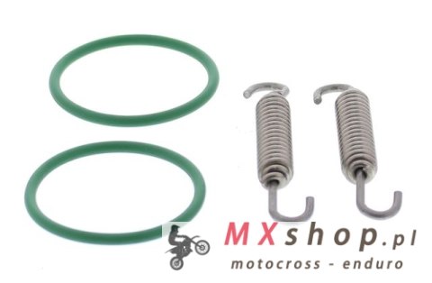 WINDEROSA (VERTEX) SPRĘŻYNY DO MOCOWANIA WYDECHU KTM SX85 '03-22, SX105 '04-11, SX125 '16-'22, SX150 16-22 (KPL. Z USZCZELNIACZA