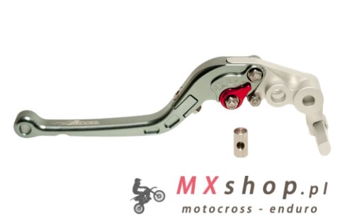 ACCEL DŹWIGNIA (KLAMKA NIEŁAMKA) HAMULCA HONDA CBR 600 RR '07-13,CBR 1000 RR '04-13,CB 1000R '08-09 KOLOR SZARY (DHH01SA) (AFBL-