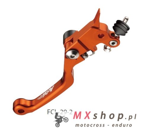 ACCEL DŹWIGNIA (KLAMKA NIEŁAMKA) SPRZĘGŁA KTM SX 85 '13, FREERIDE 350 '13 KOLOR POMARANCZOWY
