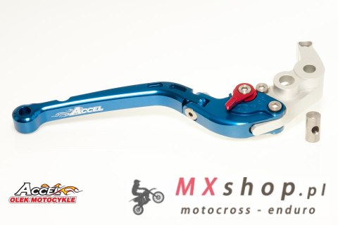 ACCEL PROMOCJA DŹWIGNIA (KLAMKA NIEŁAMKA) HAMULCA SUZUKI GSXR 600/750 '06-13, GSXR 1000 '05-13 KOLOR NIEBIESKI (DHS03SA) (AFBL-1