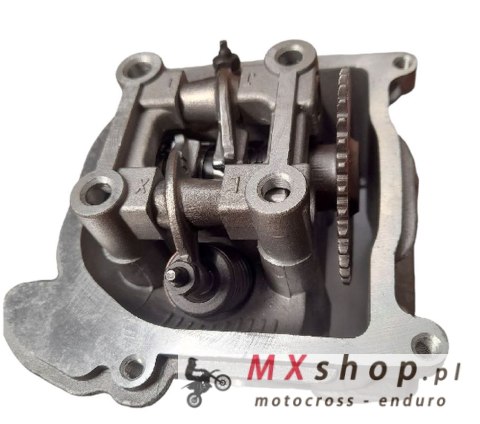 GŁOWICA KOMPLETNA Z ZAWORAMI I WAŁKIEM GY-6 47MM 80CC CHIŃSKIE 4T (PATRZ OPIS DODATKOWY)