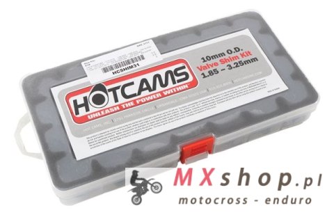 HOT CAMS PŁYTKI ZAWOROWE 10MM OD 1.80 DO 3.20 CO 0,05 ZESTAW ( ZASTĘPUJE HCSHIM23 )
