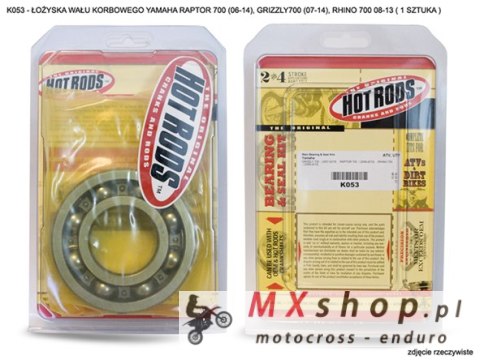 HOT RODS ŁOŻYSKO WAŁU KORBOWEGO YAMAHA RAPTOR YFM 700 (06-25), GRIZZLY 700 (07-25), RHINO 700 08-13 ( 1 SZTUKA )