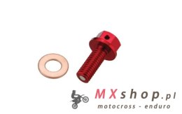 ACCEL KOREK SPUSTOWY OLEJU HONDA CRF 450R '09-'16, SUZUKI RMZ 250 '10-'18, RMZ 450 '08-'18 (M8X1,25X20), CRF 250R '10-'18, KOLOR