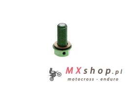 ACCEL KOREK SPUSTOWY OLEJU KAWASAKI KXF 450 '06-'15 KOLOR ZIELONY (MDP-03GR)