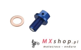 ACCEL KOREK SPUSTOWY OLEJU YAMAHA YZ/YZF '07-'18 KOLOR NIEBIESKI (MDP-06BL)