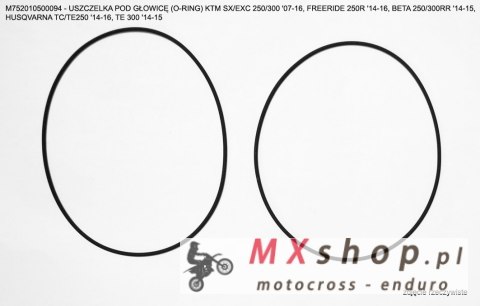 ATHENA USZCZELKA POD GŁOWICĘ ( GŁOWICY ) (O-RING) ZEWNĘTRZNY KTM SX/EXC 250/300 '07-21, TPI 250/300 '18-21, FREERIDE 250R '14-17