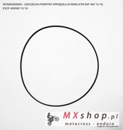 ATHENA USZCZELKA POKRYWY SPRZĘGŁA KTM SXF 450 '13-'16, EXCF 450/500 '12-'16 (O-RING)