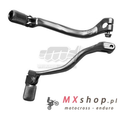 M.C. DŹWIGNIA ZMIANY BIEGÓW HONDA CR250 '87-'07 (ALUMINIOWA)(KUTA) KOLOR SREBRNY