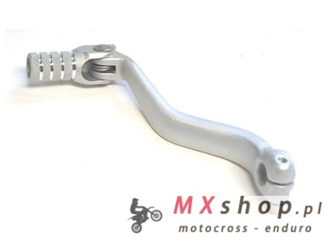 M.C. DŹWIGNIA ZMIANY BIEGÓW HONDA CRF 450R '02-'16 (ALUMINIOWA) KOLOR CZERWONY, KONCÓWKA STALOWA