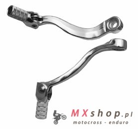 M.C. DŹWIGNIA ZMIANY BIEGÓW KTM SX 125/150 16-17, XC-W 125 17, SXF 450 16-17, EXC 450/500 17 (ALUMINIOWA) KOLOR SREBRNY, KOŃCÓWK