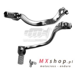 M.C. DŹWIGNIA ZMIANY BIEGÓW SUZUKI RM 125 '01-'12 (ALUMINIOWA) KOLOR SREBRNY, KOŃCÓWKA STALOWA