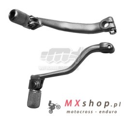 M.C. DŹWIGNIA ZMIANY BIEGÓW YAMAHA YZ 125 '96-'04, YZ 250 '90-'98, YZ 85 '02-'03 (ALUMINIOWA)(KUTA) KOLOR SREBRNY, KOŃCÓWKA STAL