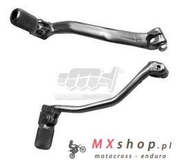 M.C. DŹWIGNIA ZMIANY BIEGÓW YAMAHA YZ 125/250 '05-'25, FANTIC XE / XX 125 '21-'25 (ALUMINIOWA) (KUTA) KOLOR SREBRNY, KOŃCÓWKA ST