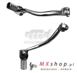 M.C. DŹWIGNIA ZMIANY BIEGÓW YAMAHA YZF450 '06-'13 (ALUMINIOWA) (KUTA) KOLOR SREBRNY, KOŃCÓWKA STALOWA