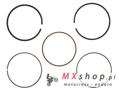 NAMURA PIERŚCIENIE TŁOKOWE KAWASAKI KLF 300 '86-'04, KEF 300 '95-'03, KVF 300 '99-'03 (ŚR.CYL. 77,00MM=+1,00MM)