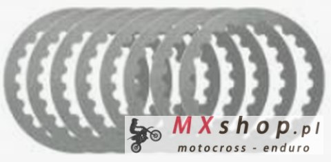 PSYCHIC PRZEKŁADKI TARCZ SPRZĘGŁOWYCH KAWASAKI KXF450 06-16, KFX450R 08-14,KDX250 91-94, KX250 91 (7 SZT.) (PS071B)