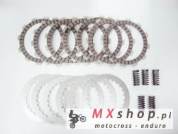 PSYCHIC TARCZE, PRZEKŁADKI I SPRĘŻYNY SPRZĘGŁOWE (KOMPLET) HONDA CR 125 86-99 (EBS1222) (EBS024)