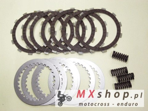 PSYCHIC TARCZE, PRZEKŁADKI I SPRĘŻYNY SPRZĘGŁOWE (KOMPLET) HONDA XR 600R 84-00, XR 600L 93-12, XL 600 85-87, NX 650 DOMINATOR 88