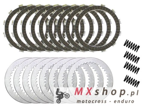 PSYCHIC TARCZE, PRZEKŁADKI I SPRĘŻYNY SPRZĘGŁOWE (KOMPLET) KTM EXC 400/450/530 09-11,EXCR 450 08-10, EXCR 530 08 (EBS5648) (EBS1