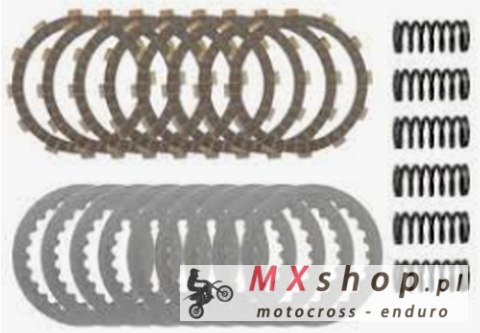 PSYCHIC TARCZE, PRZEKŁADKI I SPRĘŻYNY SPRZĘGŁOWE (KOMPLET RACING) KTM SX/EXC 525 05, SX 450 04-05 (EBS0154) (EBS5612) (EBS094;EB