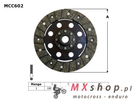 TRW ZF TARCZA SPRZĘGŁOWA BMW R 850 GS / R / RT 97-99, R 1100 GS 93-99, K 100 LT / RS / RT 83-91, K 1100 LT / RS 92-98, R 1100 R 