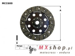 TRW ZF TARCZA SPRZĘGŁOWA BMW R45 81-86, R 65 85-93, R 80 / 100 80-96, (EBS6601)