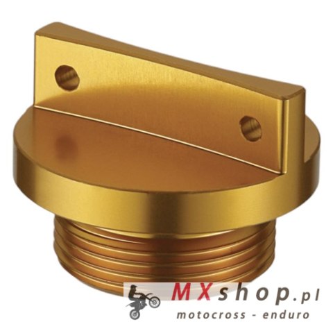 ACCEL KOREK WLEWU OLEJU KTM SX65/85 '02-'16, EXC/XC 450-530 '08-'23, 2T '94-'23 KOLOR ZŁOTY (GWINT M24X3,0)