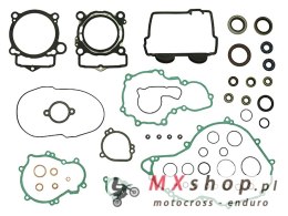 NAMURA KOMPLET USZCZELEK KTM SXF 250 ('13-'15), EXCF 250`14-'16 (Z USZCZELKĄ POKRYWY ZAWOROWEJ + KPL. USZCZELNIACZY)