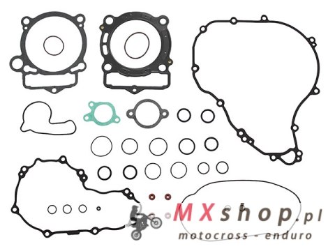 NAMURA KOMPLET USZCZELEK KTM SXF 350 '16-'18, HUSQVARNA FC 350 '16-'17, FX 350 '17-'18 (USCZELKI METALOWE POWLEKANE)