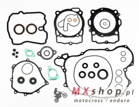 ATHENA KOMPLET USZCZELEK KTM EXCF 450/500 '14-'16, HUSQVARNA FE 450/501 '14-'16 (Z USZCZELNIACZAMI SILNIKOWYMI)