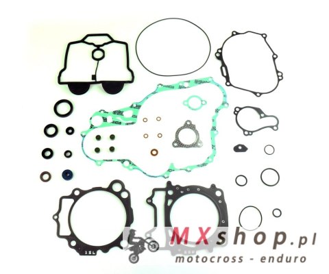 ATHENA KOMPLET USZCZELEK YAMAHA YZF 450 '14-'17, WR 450F '16-'18 (Z USZCZELNIACZAMI OLEJOWYMI) YZ450FX '16-18