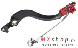 ACCEL DŹWIGNIA HAMULCA NOŻNEGO HONDA CRF 450R '02-'18, CRF 250R 04-18 KOLOR CZERWONY