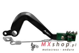 ACCEL DŹWIGNIA HAMULCA NOŻNEGO KAWASAKI KX 80/ KX 100 01-18 KOLOR ZIELONY - PROMOCJA