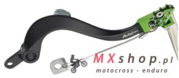 ACCEL DŹWIGNIA HAMULCA NOŻNEGO KAWASAKI KXF 450 '06-'20, KLX 450R 08-12 KOLOR ZIELONY