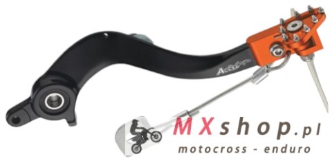ACCEL DŹWIGNIA HAMULCA NOŻNEGO KTM SX/EXC/SXF/EXCF '07-'16 KOLOR POMARAŃCZOWY