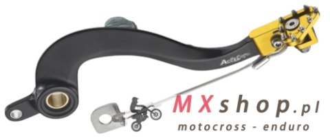 ACCEL DŹWIGNIA HAMULCA NOŻNEGO SUZUKI RMZ 250 '07-'16 KOLOR ZŁOTY