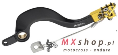 ACCEL DŹWIGNIA HAMULCA NOŻNEGO SUZUKI RMZ 450 '08-'13 KOLOR ZŁOTY