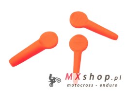 ACCEL ZATYCZKI DO PRZEWODÓW PALIWOWYCH I OLEJOWYCH KOLOR POMARAŃCZOWY (ZESTAW ZAWIERA 3 ROZMIARY) (RB-0003OR)