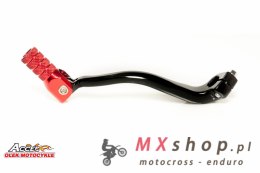 ACCEL DŹWIGNIA ZMIANY BIEGÓW HONDA CRF 250R '10-'17 ALUMINIOWA KOLOR CZARNY, KOŃCÓWKA CZERWONA