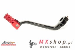 ACCEL DŹWIGNIA ZMIANY BIEGÓW HONDA CRF 450X '05-'17 ALUMINIOWA KOLOR CZARNY, KONCÓWKA CZERWONA (24700-MEY-670)