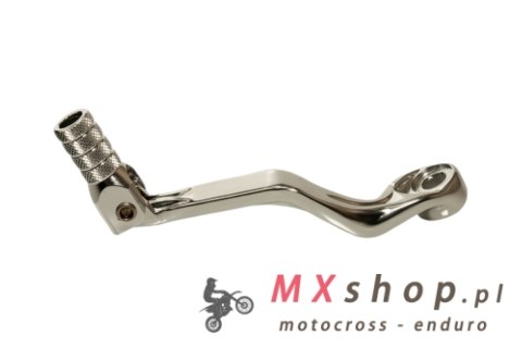 ACCEL DŹWIGNIA ZMIANY BIEGÓW KTM SX65 '09-'24, GAS GAS MC 65 '21-'24, HUSQVARNA TC 65 '17-'24 ALUMINIOWA KOLOR SREBRNY (46234031