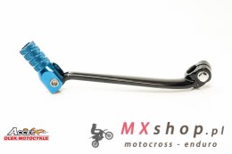 ACCEL DŹWIGNIA ZMIANY BIEGÓW YAMAHA WR 250R '08-'18, WR 250X '08-'11 ALUMINIOWA KOLOR CZARNY, KOŃCÓWKA NIEBIESKA