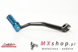 ACCEL DŹWIGNIA ZMIANY BIEGÓW YAMAHA YZ 250 '99-'04 ALUMINIOWA KOLOR CZARNY, KONCÓWKA NIEBIESKA
