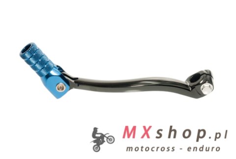 ACCEL DŹWIGNIA ZMIANY BIEGÓW YAMAHA YZF 450 '06-'13 ALUMINIOWA KOLOR CZARNY, KOŃCÓWKA NIEBIESKA (2S2-18110-00-00)