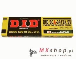 DID ŁAŃCUSZEK ROZRZĄDU SCA0412SV-156 (156-OGNIW) (OTWARTY + ZAKUWKA)